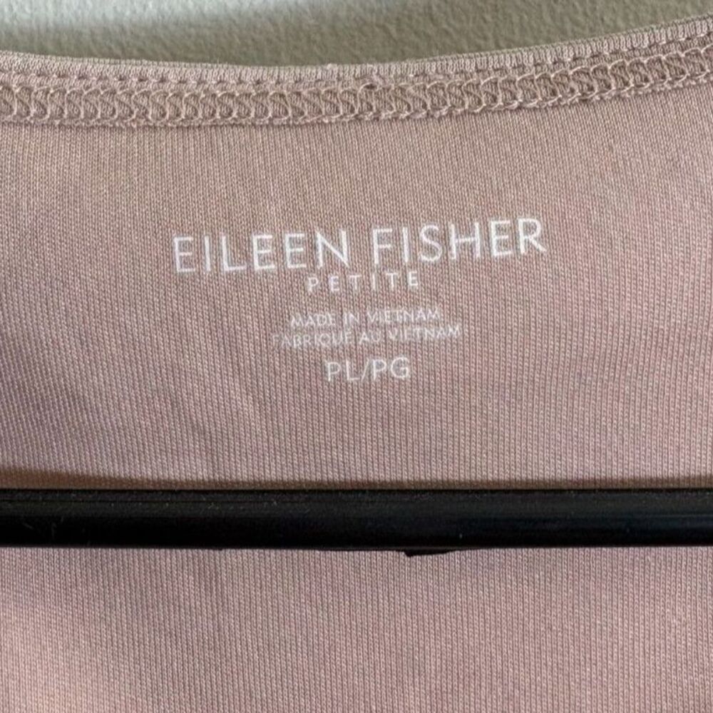 Women's Eileen Fisher Tencel Jersey Long Sleeve Tunic Size PL - Picture 4 of 4